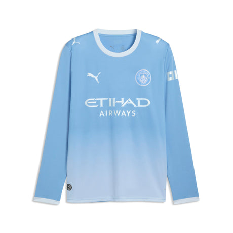PUMA Manchester City Home Long Sleeve Men's Soccer Jersey 2026 - Light Blue/Icy Blue - Best Buy Soccer