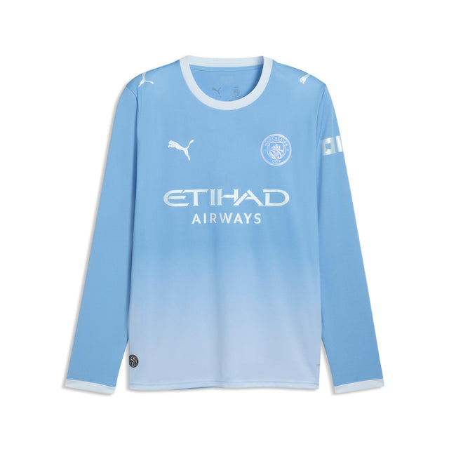 PUMA Manchester City Home Long Sleeve Men's Soccer Jersey 2026 - Light Blue/Icy Blue - Best Buy Soccer