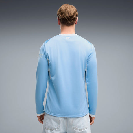 PUMA Manchester City Home Long Sleeve Men's Soccer Jersey 2026 - Light Blue/Icy Blue - Best Buy Soccer