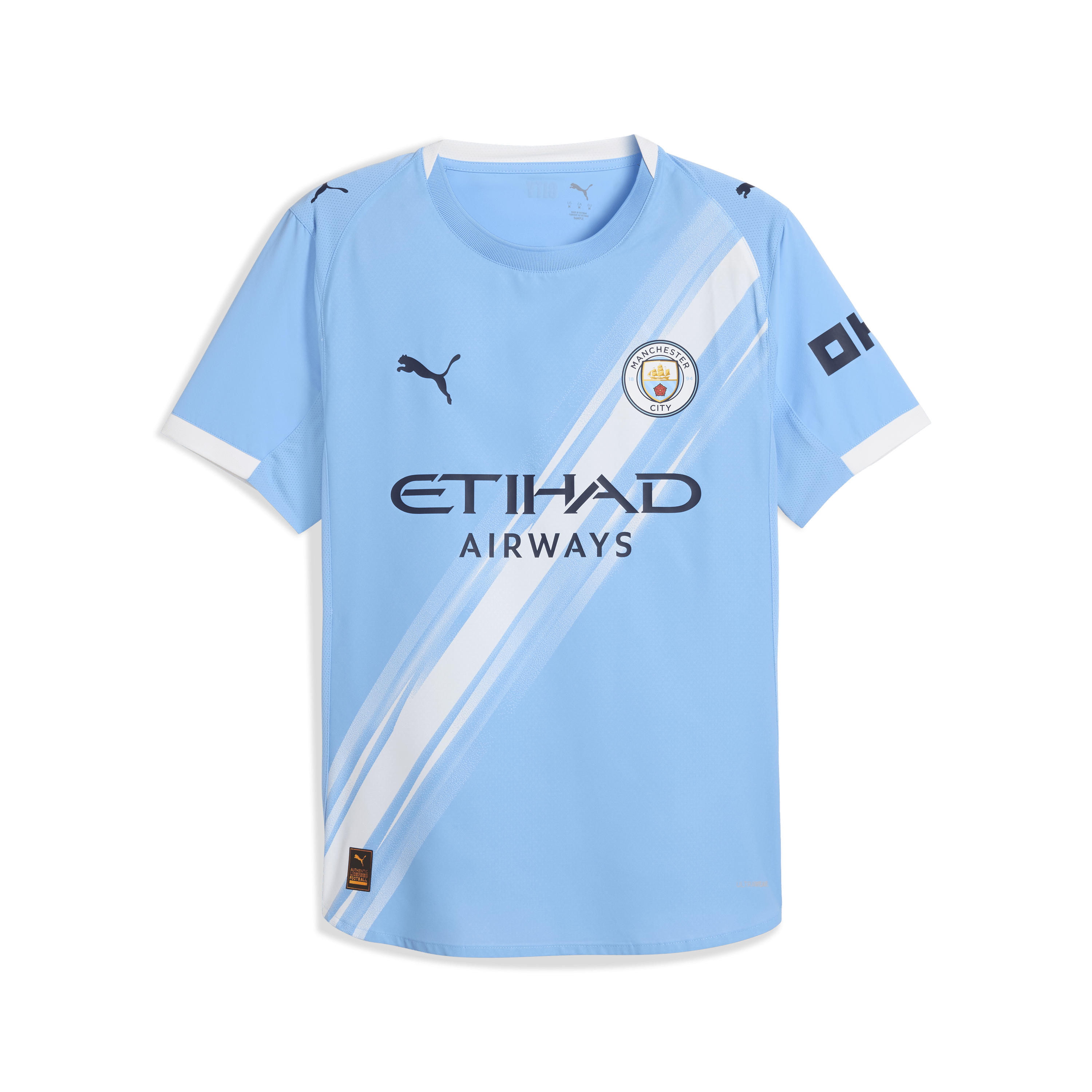 PUMA Manchester City Home Men's Soccer Jersey 25/26 Light Blue