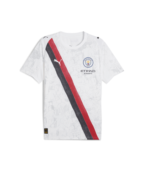PUMA Manchester City KidSuper Men's Soccer Jersey - White/Black - Best Buy Soccer