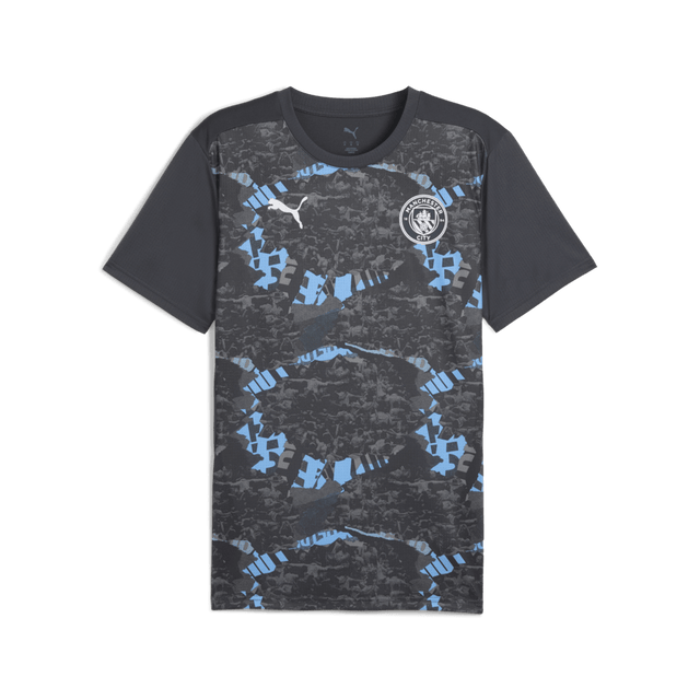 PUMA Manchester City Prematch SS Jersey Gray - Best Buy Soccer