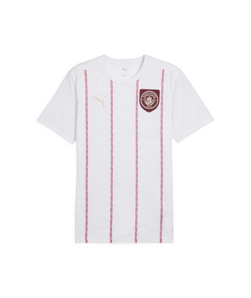 PUMA Manchester City Prematch SS Jersey White - Best Buy Soccer
