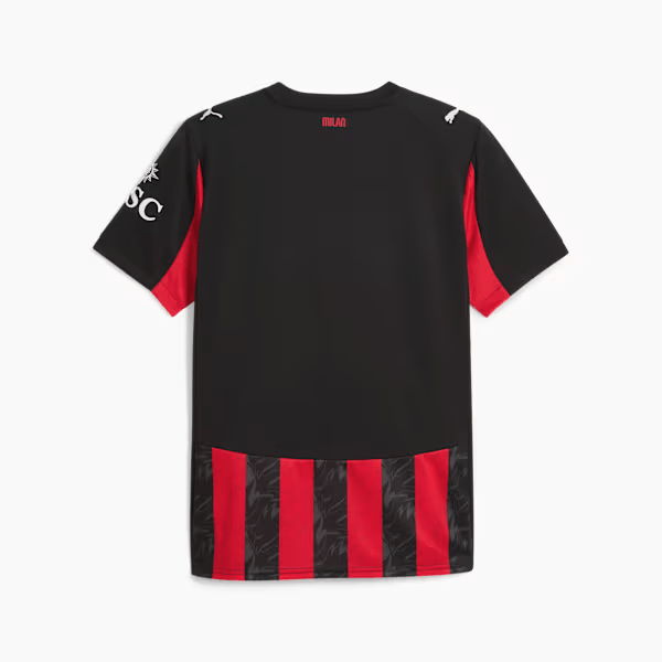 AC Milan Puma サッカーウェア 赤黒 PUMA Men's AC Milan Home Jersey 25 Red/Black – Best Buy Soccer