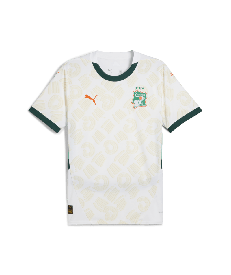 PUMA Men's Ivory Coast Away Jersey Replica 25 White - Best Buy Soccer