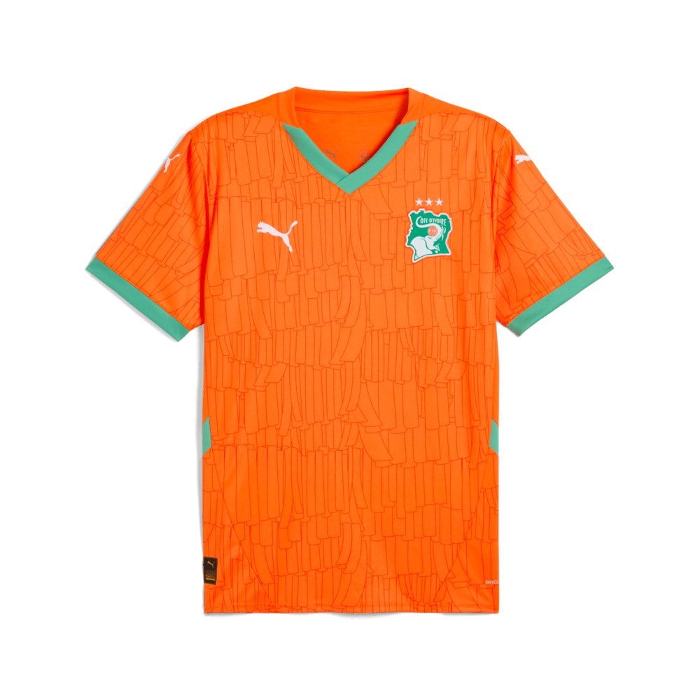 PUMA Men's Ivory Coast Home Jersy Replica 25 Orange - Best Buy Soccer