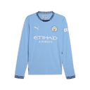 PUMA Men's Manchester City Home Jersey LS Team Light Blue - Best Buy Soccer