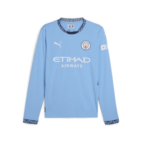 PUMA Men's Manchester City Home Jersey LS Team Light Blue - Best Buy Soccer