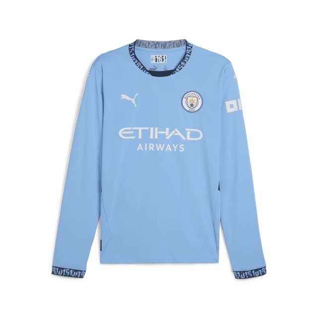 PUMA Men's Manchester City Home Jersey LS Team Light Blue - Best Buy Soccer