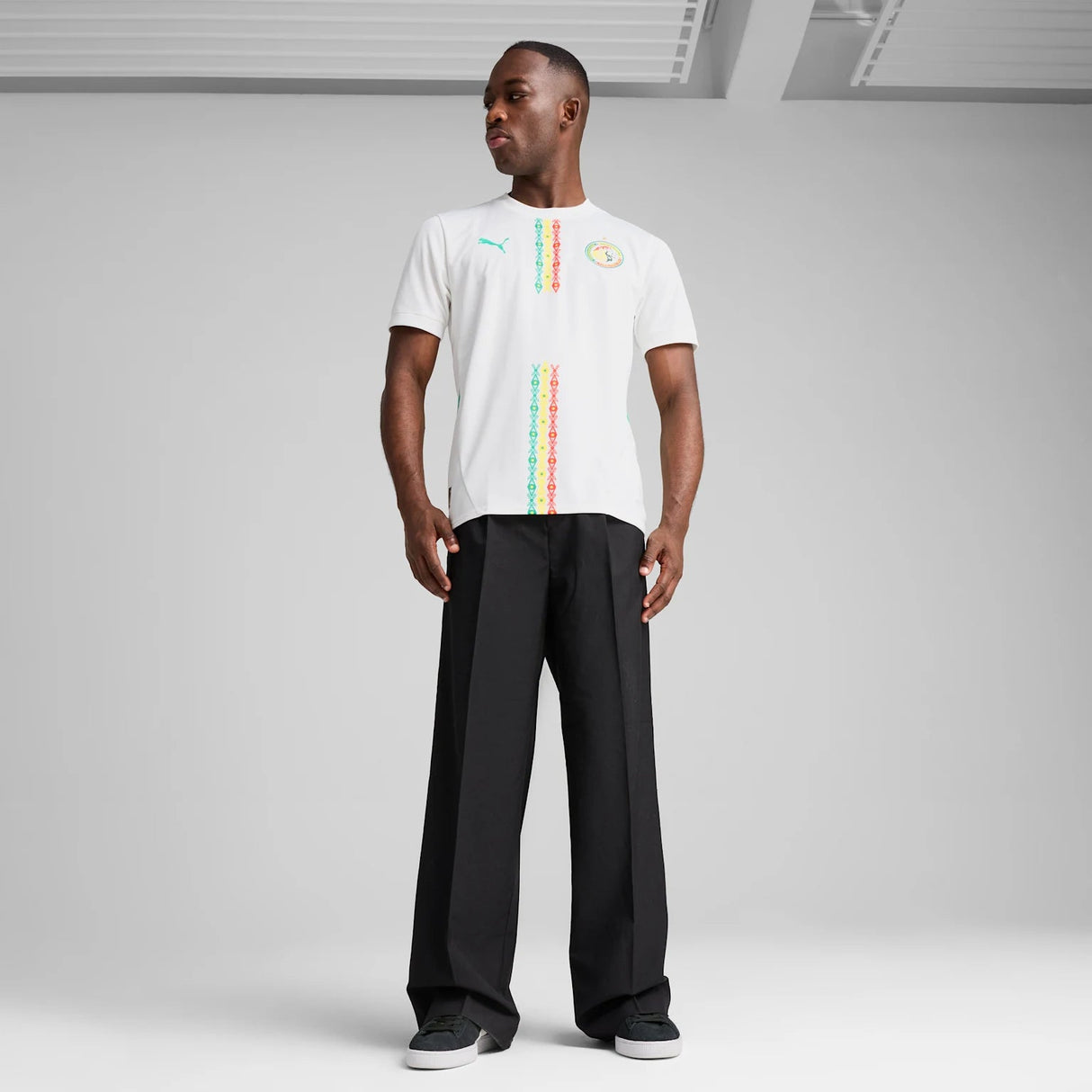 PUMA Men's Senegal Home Jersey 25 Replica - White - Best Buy Soccer