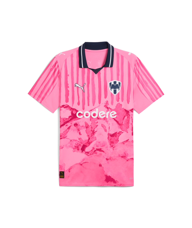 PUMA Monterrey KidSuper Men's Soccer Jersey - Pink/White - Best Buy Soccer