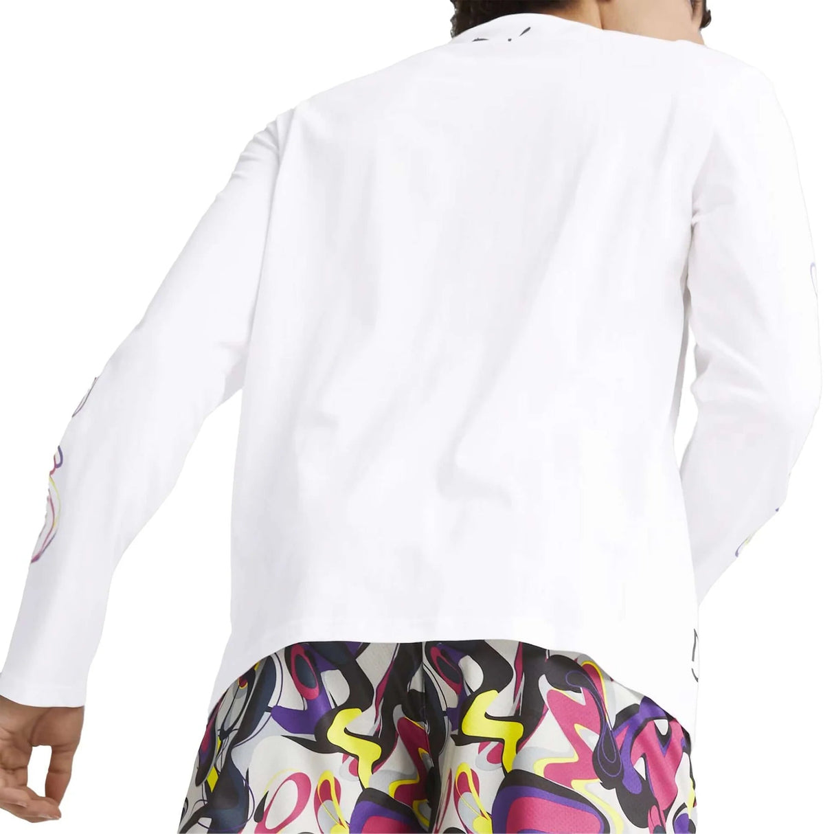 PUMA Neymar JR Creativity Long Sleeve T-Shirt White/Fluo Yellow Limited Edition - Best Buy Soccer