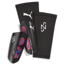PUMA Neymar JR Ultra Light Sleeve Soccer Shin Guards - Black/Red/Blue - Best Buy Soccer