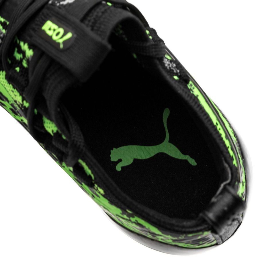 PUMA One 19.1 Jr FG/AG Multi - Ground Soccer Cleats - Hacked Green/Black - Best Buy Soccer
