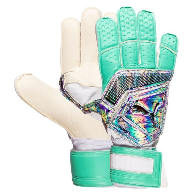 PUMA One Grip 1 RC Illuminate Pack Goalkeeper Gloves Shift/Biscay Green - Best Buy Soccer