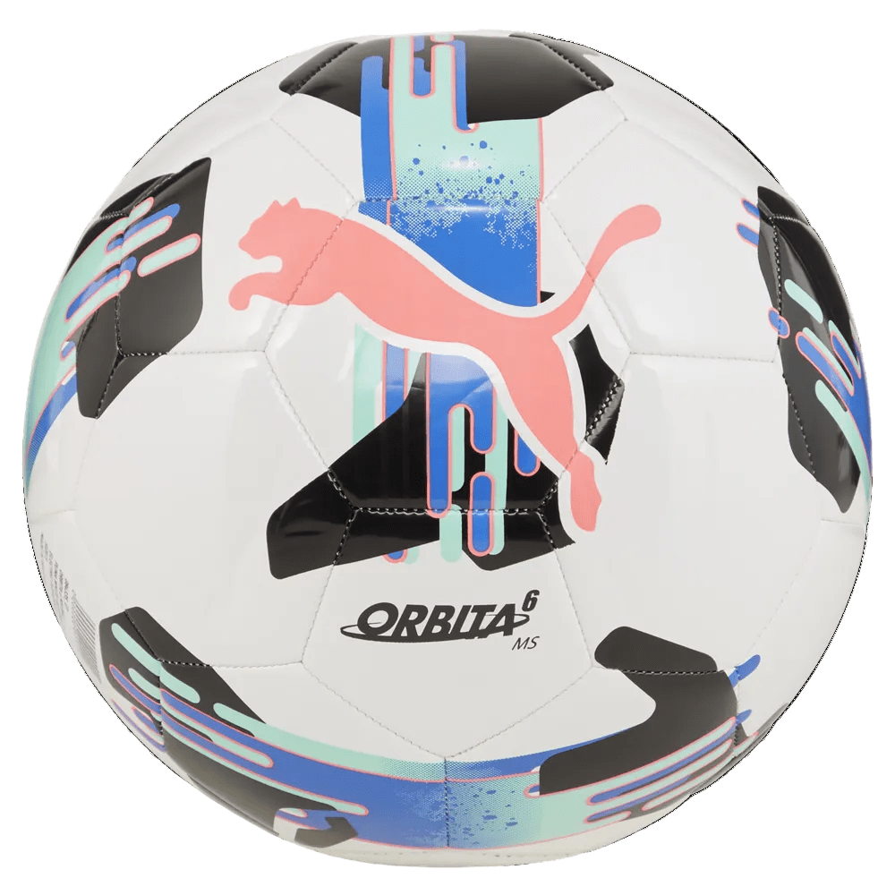 PUMA Orbita 6 MS Soccer Ball - White/Blue - Best Buy Soccer