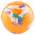Balón PUMA Orbita Laliga 1 MS naranja