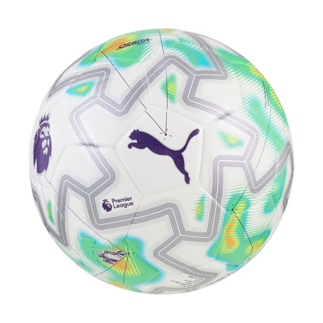 PUMA Orbita Match Premier League Thrill (FIFA Quality) Soccer Ball - White/Multicolor - Best Buy Soccer