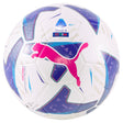 PUMA Orbita Serie A Ms Mini Soccer Ball - White/Blue Glimmer/Sunset Glow - Best Buy Soccer