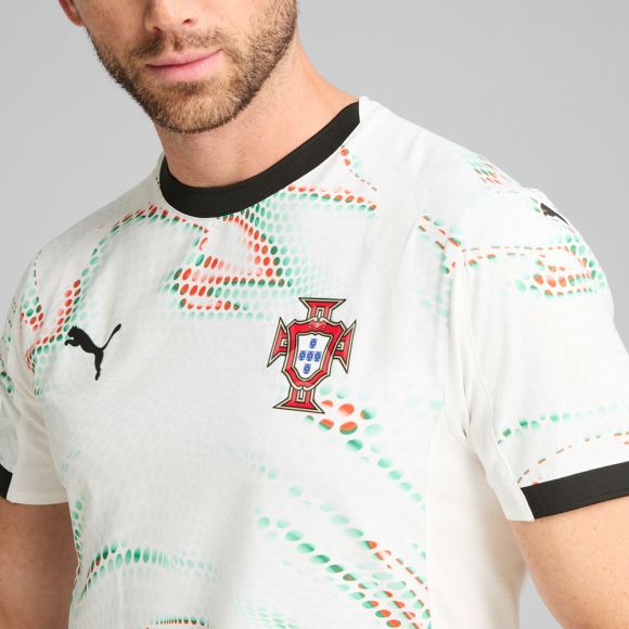 PUMA Portugal Away Authentic Men's Soccer Jersey 25/26 - White/Black - Best Buy Soccer