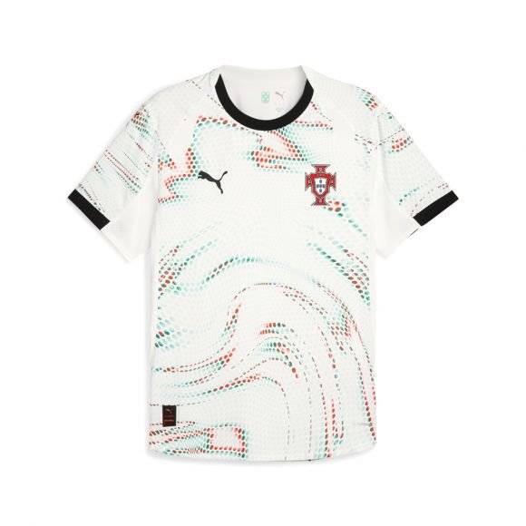 PUMA Portugal Away Authentic Men's Soccer Jersey 25/26 - White/Black - Best Buy Soccer