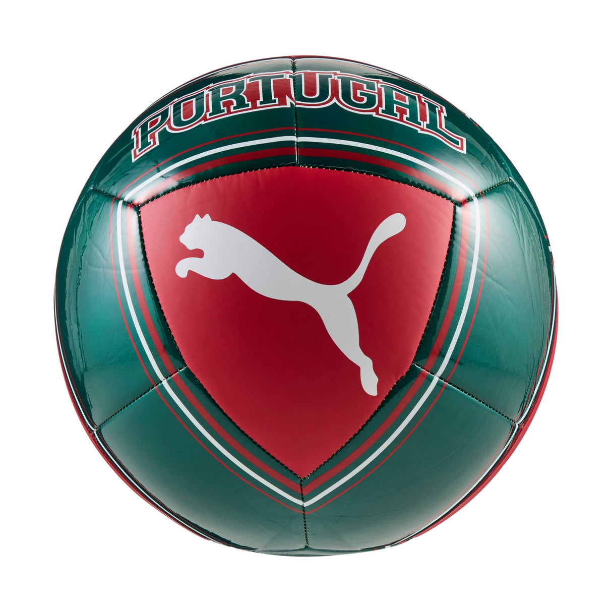 PUMA Portugal Culture Soccer Ball - Red/Green Lagoon - Best Buy Soccer