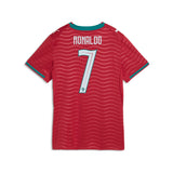 PUMA Portugal Home Cristiano Ronaldo CR7 Women's Soccer Jersey 2026 - Red/Green - Best Buy Soccer