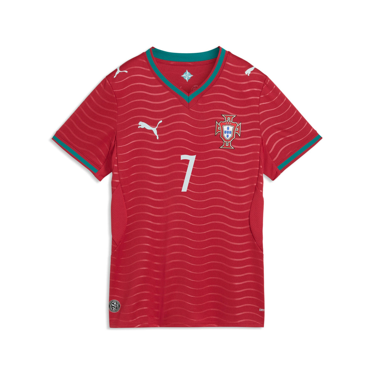 PUMA Portugal Home Cristiano Ronaldo CR7 Women's Soccer Jersey 2026 - Red/Green - Best Buy Soccer