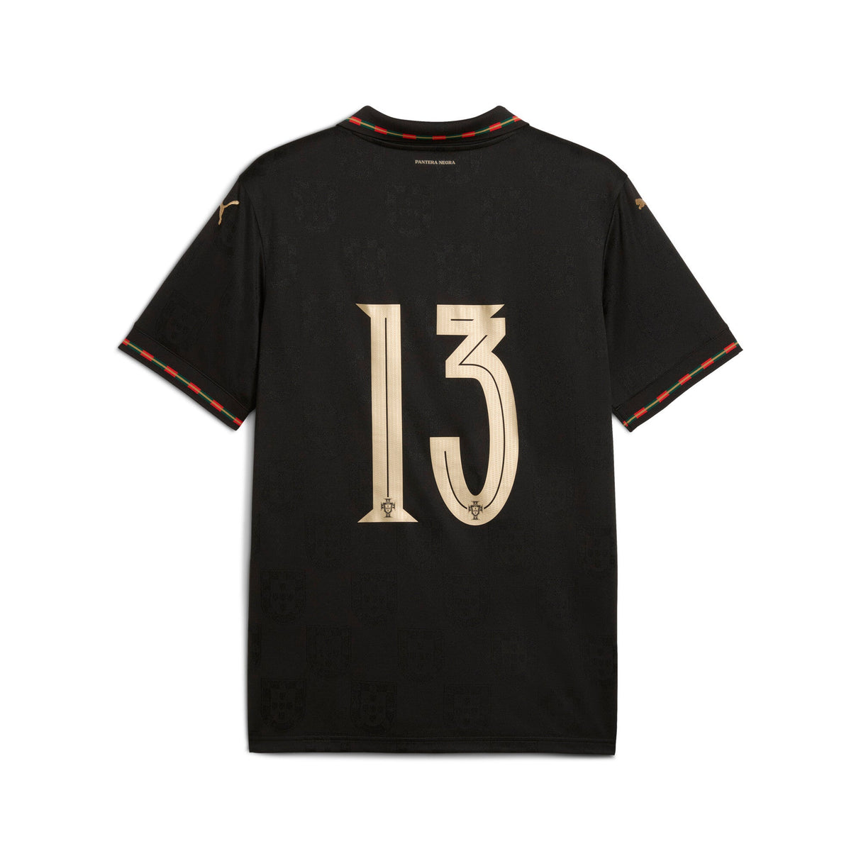 PUMA Portugal SE Authentic W/BOX Men's Soccer Jersey 26- Black/Gold - Best Buy Soccer
