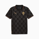 PUMA Portugal Special Edition Men's Soccer Jersey 25/26- Black/Gold - Best Buy Soccer