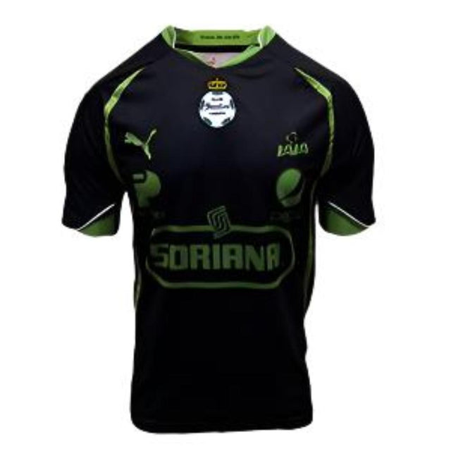 PUMA Santos Away Jersey 2011 - 12 Black/Lime - Best Buy Soccer