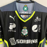 PUMA Santos Away Jersey 2014 - Black/Green - Best Buy Soccer
