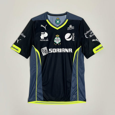 PUMA Santos Away Jersey 2014 - Black/Green - Best Buy Soccer