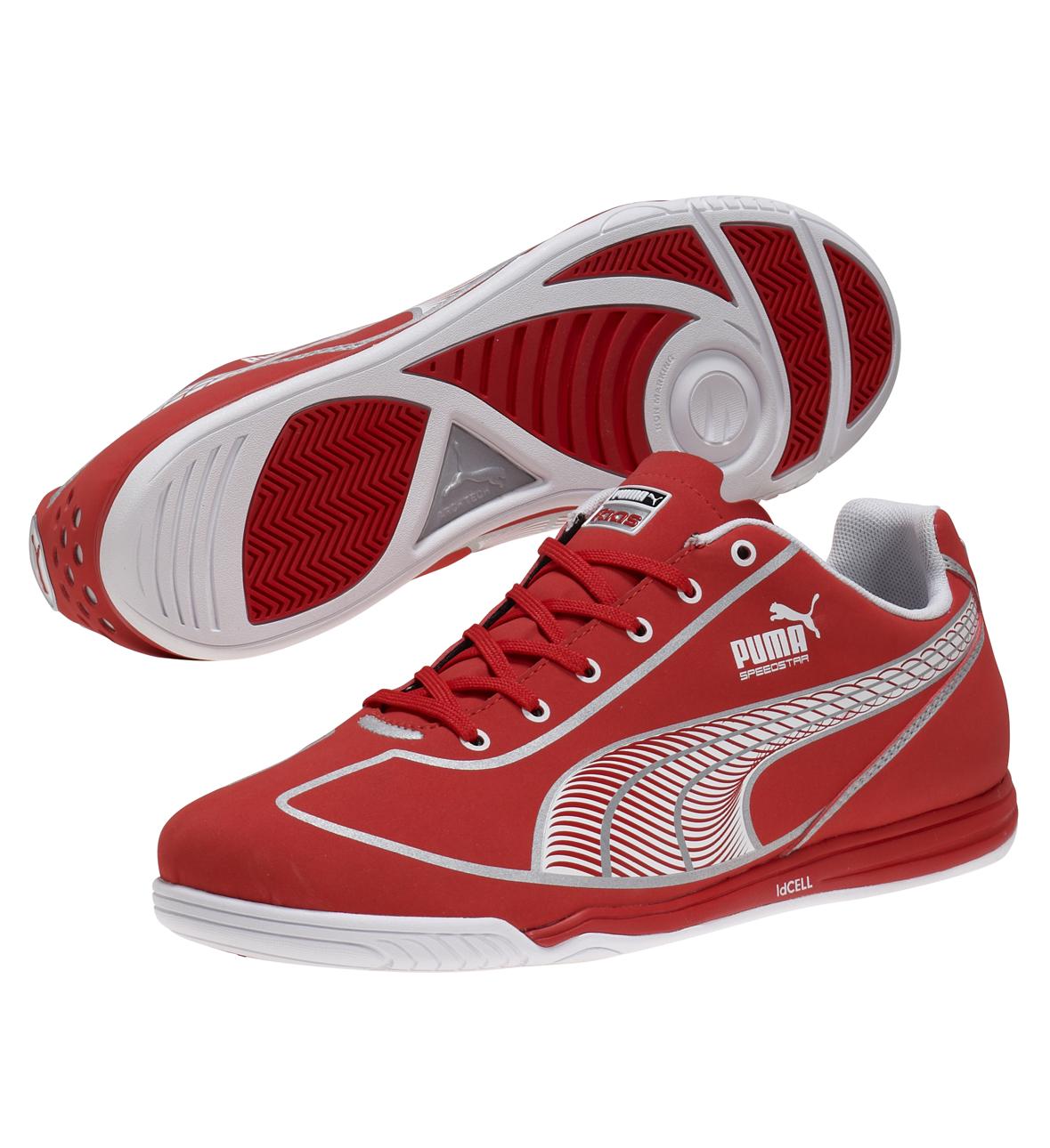 PUMA Speed Star Men's Soccer Shoes - Red-White-Silver - Best Buy Soccer
