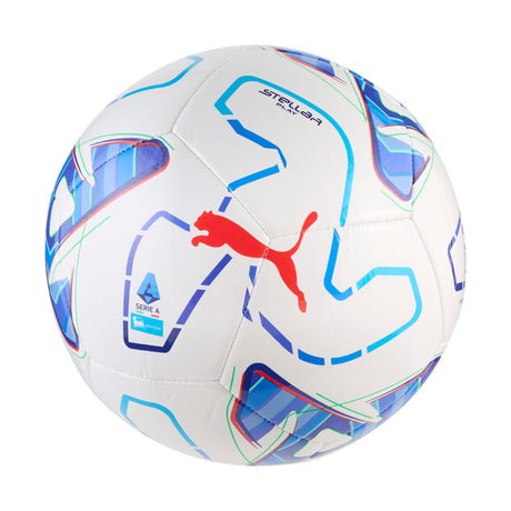 PUMA Stellar Play Serie A Soccer Ball - White/Multicolor - Best Buy Soccer