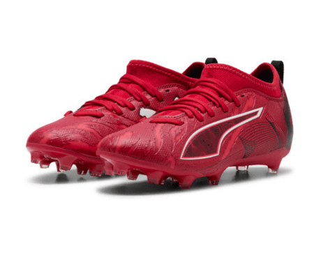 PUMA Ultra 6 Match CP FG/AG Firm/Multi - Ground Kids Soccer Cleats - Black/Red - Best Buy Soccer