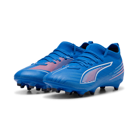 PUMA Ultra 6 Match FG/AG Firm/Multi - Ground Kids Soccer Cleats - Blue/White - Best Buy Soccer