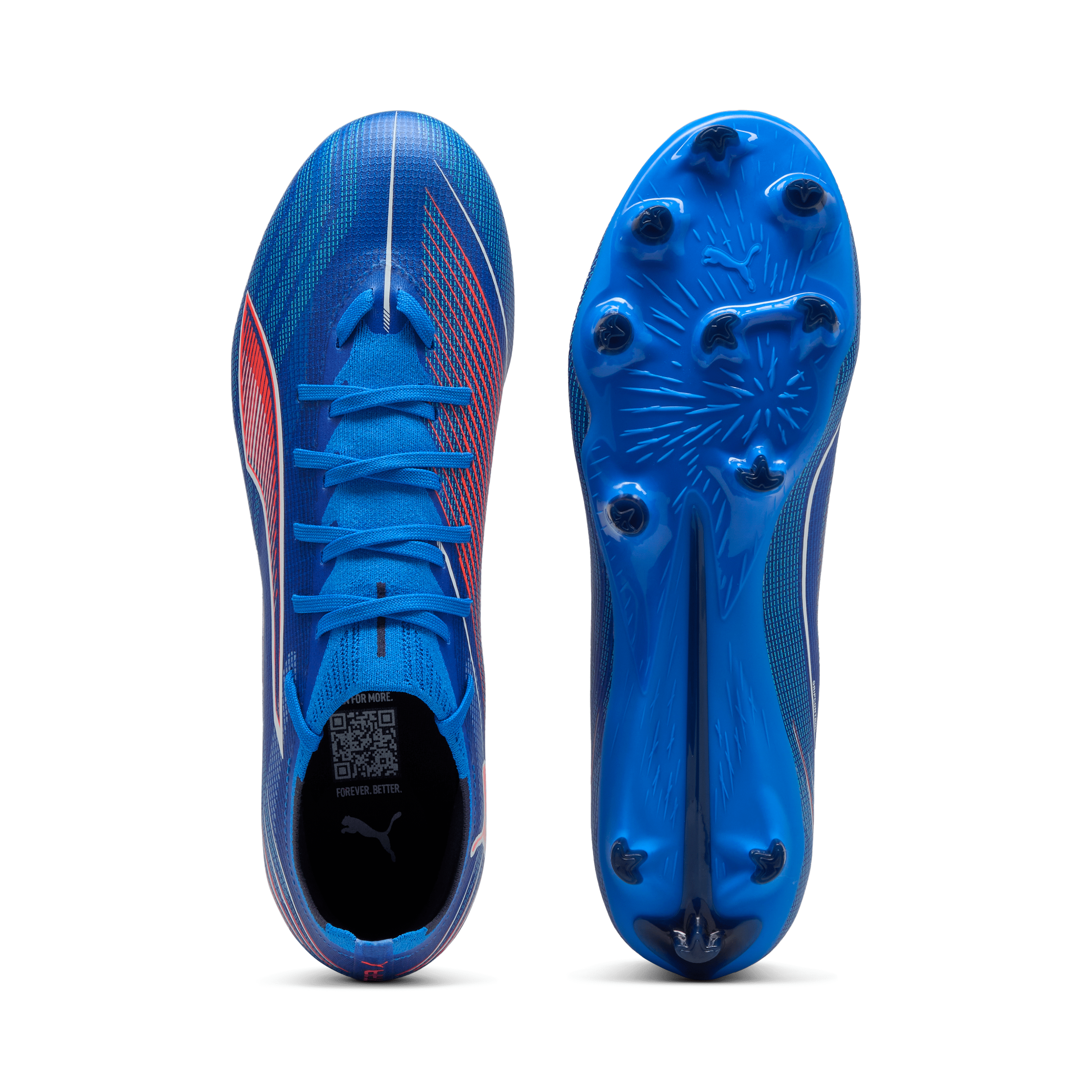PUMA Ultra 6 Match FG/AG Firm/Multi - Ground Soccer Cleats Blue/White - Best Buy Soccer