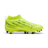PUMA Ultra 6 Match+ Laceless FG/AG Firm/Multi-Ground Youth Soccer Cleats - Yellow/Black - Best Buy Soccer