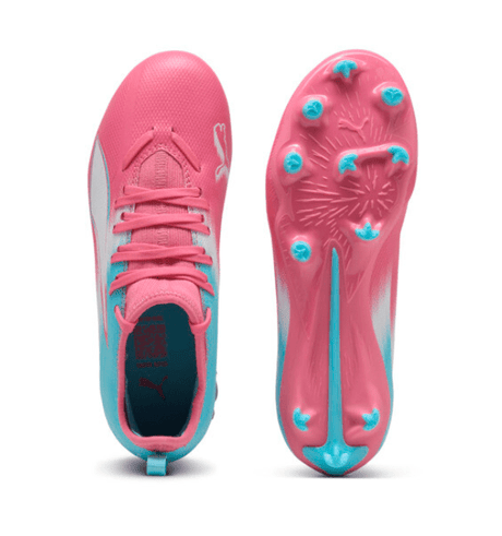 PUMA Ultra 6 Match Re - Charge FG/AG Firm/Multi - Ground Kids Soccer Cleats - Blue/Pink - Best Buy Soccer