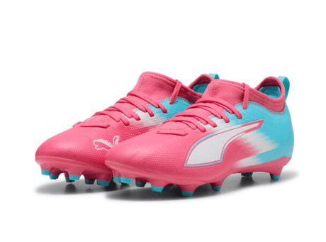 PUMA Ultra 6 Match Re - Charge FG/AG Firm/Multi - Ground Kids Soccer Cleats - Blue/Pink - Best Buy Soccer