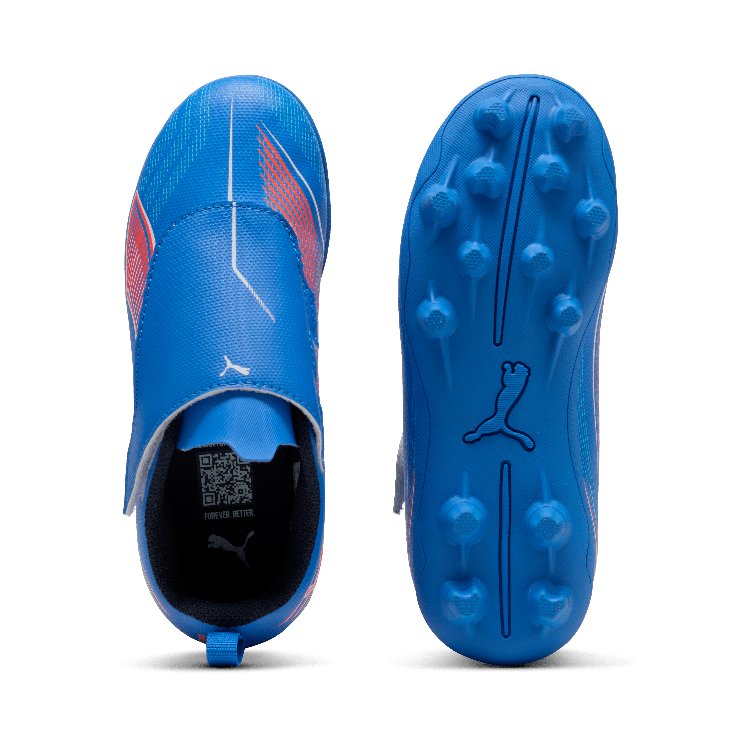 PUMA Ultra 6 Play V FG/AG Firm/Multi - Ground Kids Soccer Cleats RB - Blue/White - Best Buy Soccer