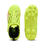 PUMA Ultra 6 Play V FG/AG RB Firm/Multi-Ground Youth Soccer Cleats - Yellow/Black/Red - Best Buy Soccer