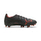 PUMA Ultra 6 Pro FG/AG Botines de fútbol para hombre (terreno firme/césped artificial) - Negro/Rojo