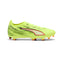 PUMA Ultra 6 Pro FG/AG Botines de fútbol para hombre - Amarillo/Negro/Rojo