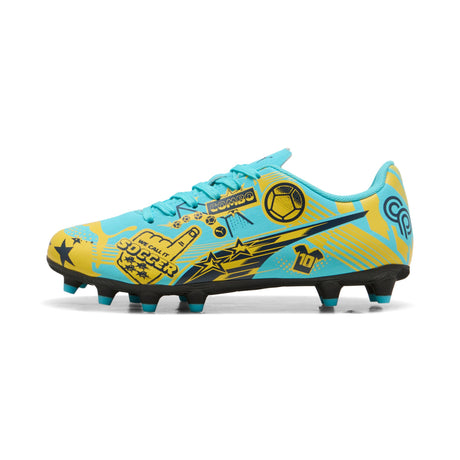 PUMA Ultra CP Legacy FG/AG Firm Ground/Artificial Ground Youth Soccer Cleats - Aqua/Yellow - Best Buy Soccer