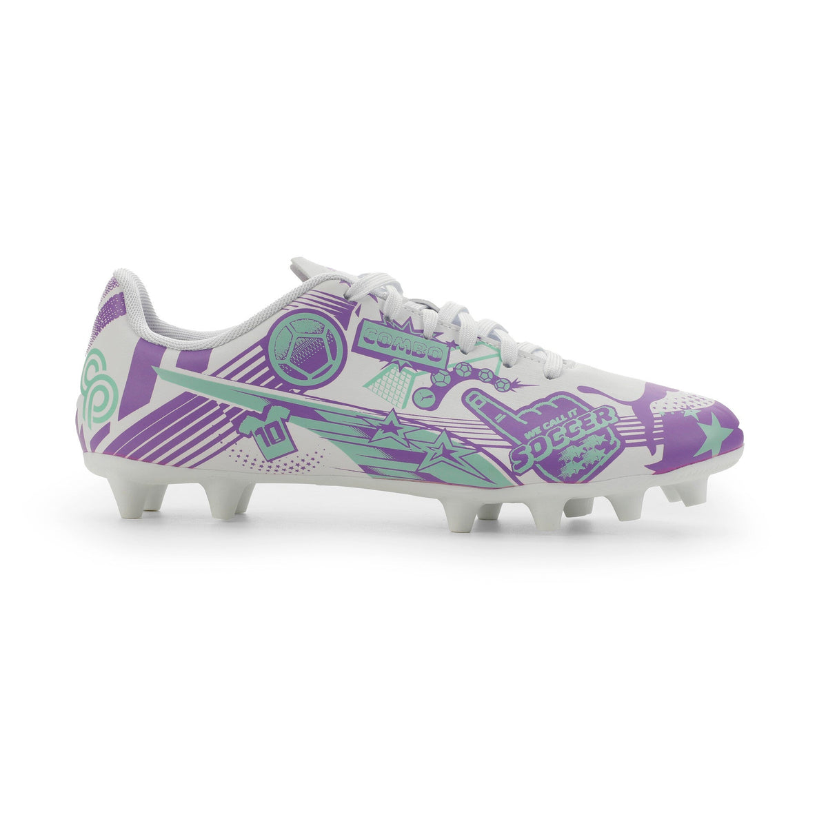 PUMA Ultra CP Legacy FG/AG Firm Ground/Artificial Ground Youth Soccer Cleats - White/Purple/Mint - Best Buy Soccer