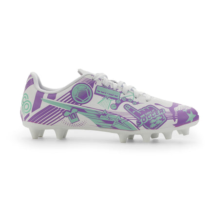 PUMA Ultra CP Legacy FG/AG Firm Ground/Artificial Ground Youth Soccer Cleats - White/Purple/Mint - Best Buy Soccer