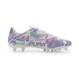 PUMA Ultra CP Legacy FG/AG Firm Ground/Artificial Ground Youth Soccer Cleats - White/Purple/Mint - Best Buy Soccer
