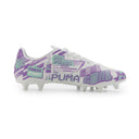 PUMA Ultra CP Legacy FG/AG Firm Ground/Artificial Ground Youth Soccer Cleats - White/Purple/Mint - Best Buy Soccer